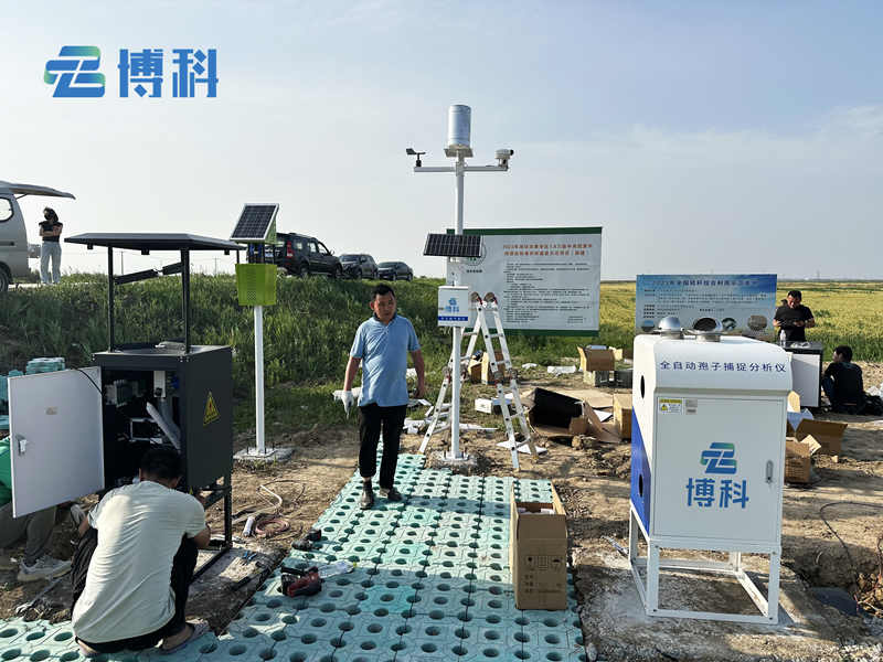 农业四情监测系统在山东高标准农田项目完成安装